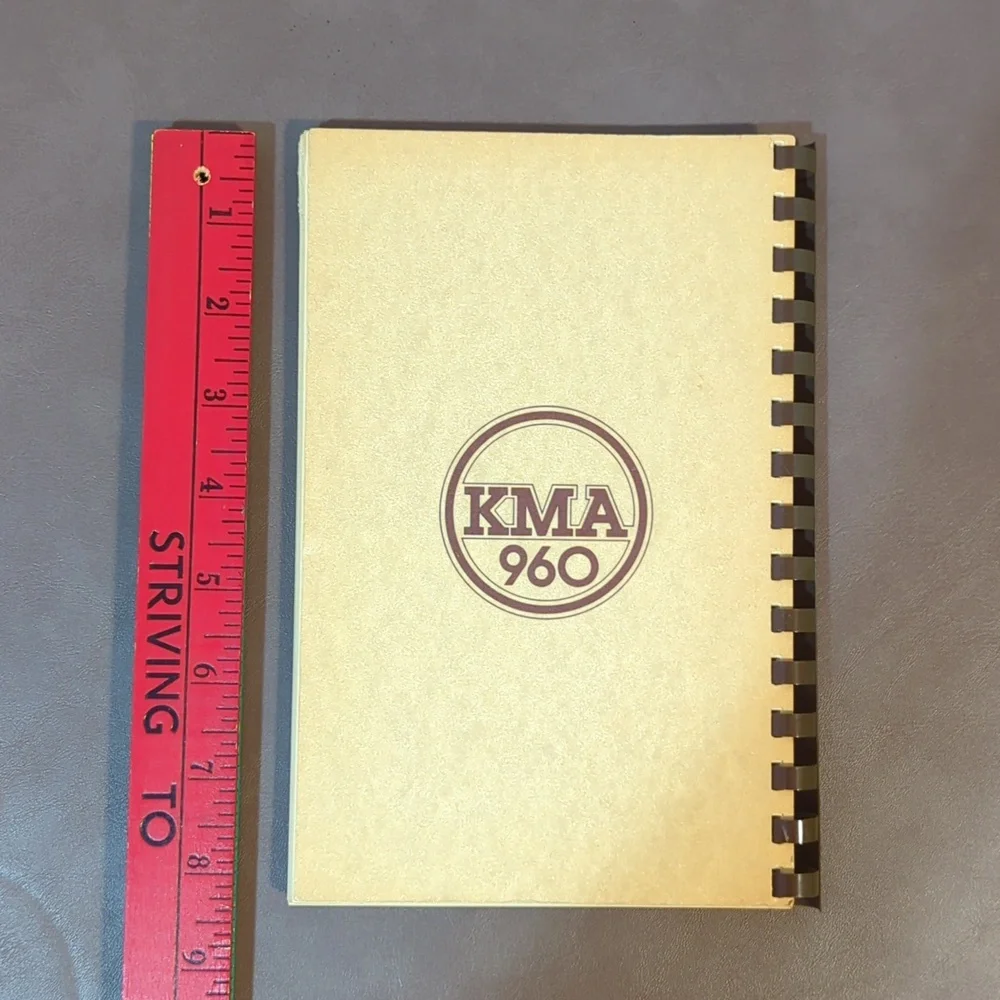 KMA Cookie Festival Cookbook Spiral 1983 KMA Radio Shenandoah Iowa Billie Oakley